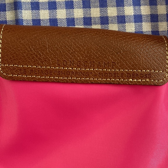 Longchamp Le Pliage Candy Pink Foldable Shoulder Bag - Picture 5 of 9